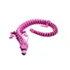 Dragon Smok 3D Różowy 32 cm
