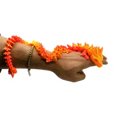 Dragon Crystal 52 cm - Ognisty Neon