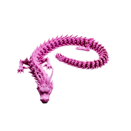Dragon Smok 3D Różowy 32 cm